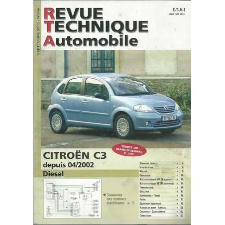 Revue Technique 2002 C3 De Citroen