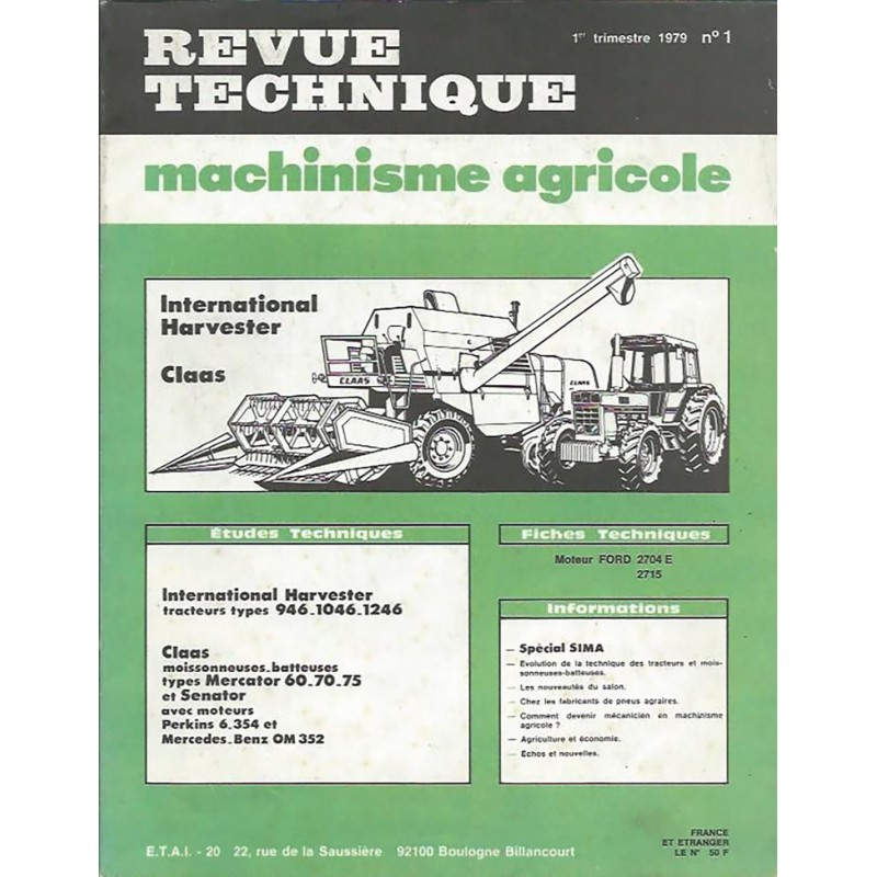 Revue Technique 946/1046/1246