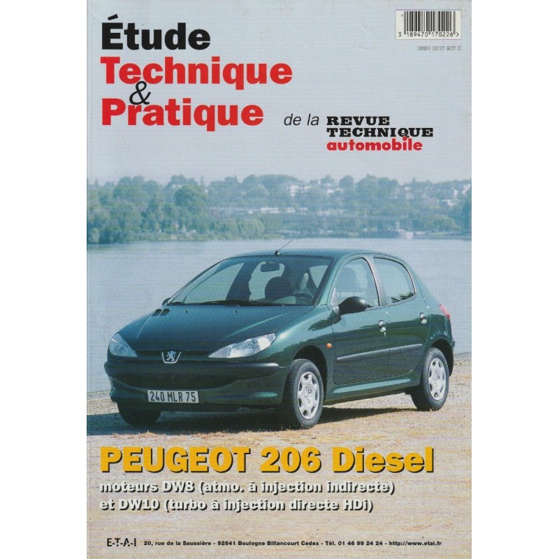 Revue technique automobile 694.2 Peugeot 206d - broché - Etai, Livre tous  les livres à la Fnac
