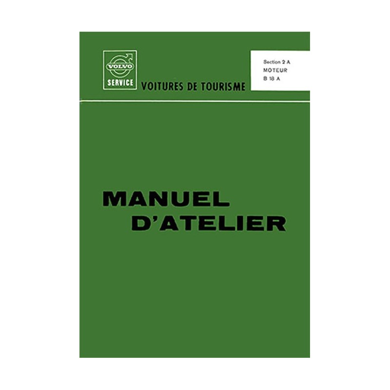 Manuel Atelier Moteur B 18 A