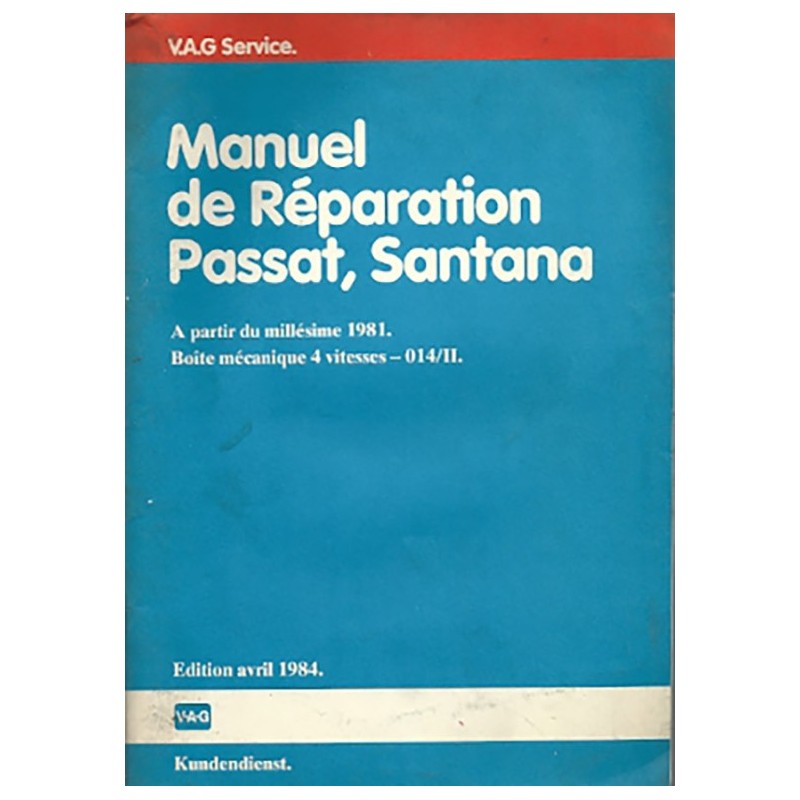 Manuel Reparation BV Meca 014/II