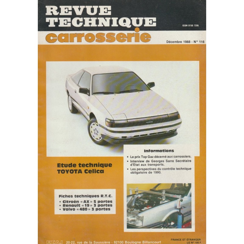 Toyota CH-R Revue Technique - Butee De Languette - Ceinture De