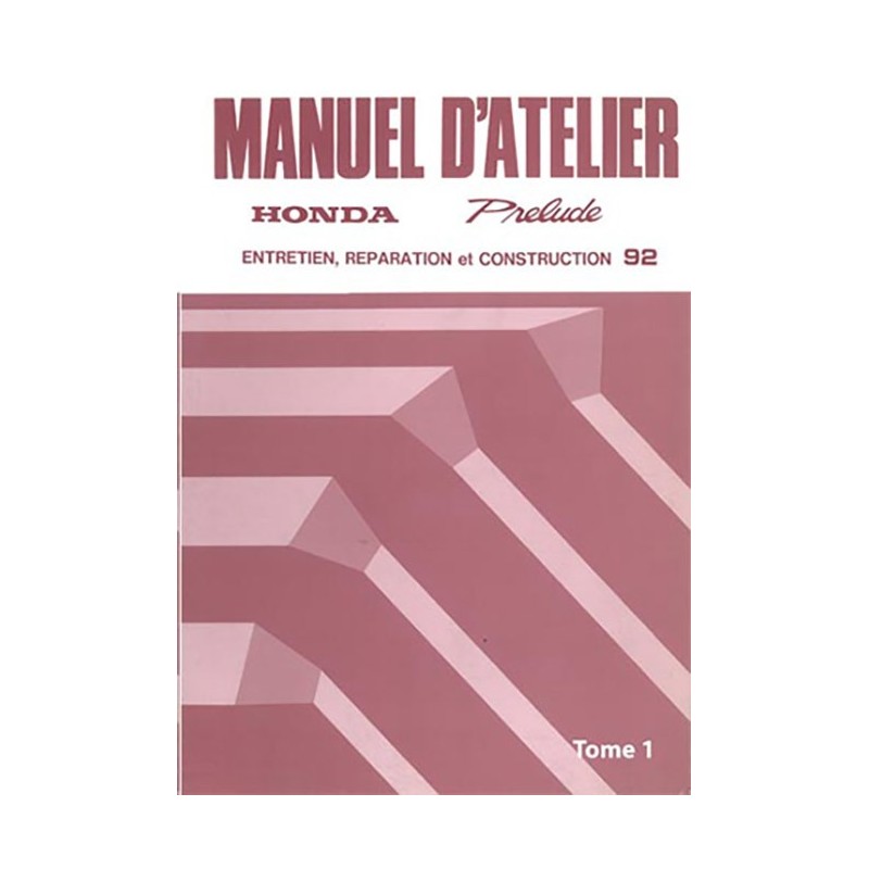 Manuel Atelier 1992  Tome 1