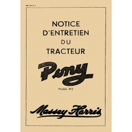 Notice Entretien Pony 812