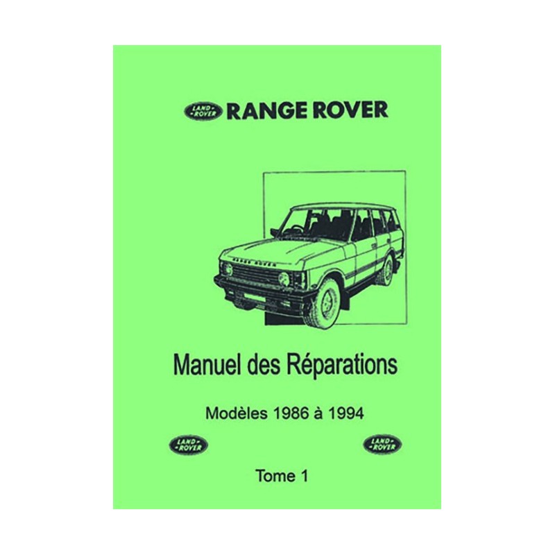 Manuel Reparation 86 - 94 Tome 1