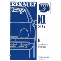 RENAULT TWINGO 2 TWINGO II MANUEL ATELIER OU RÉPARATION REVUE TECHNIQUE SUR  CD