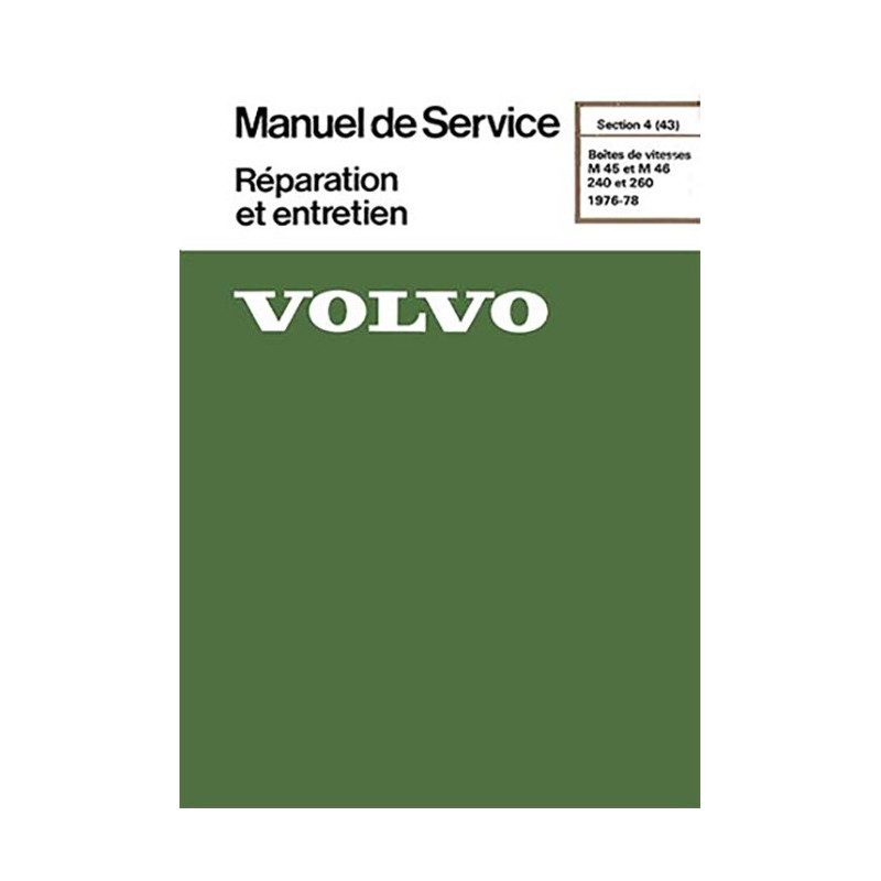 Manuel Reparation BV M 45 / M 46