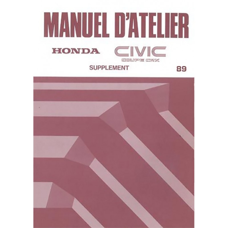 Manuel Atelier CRX 1989