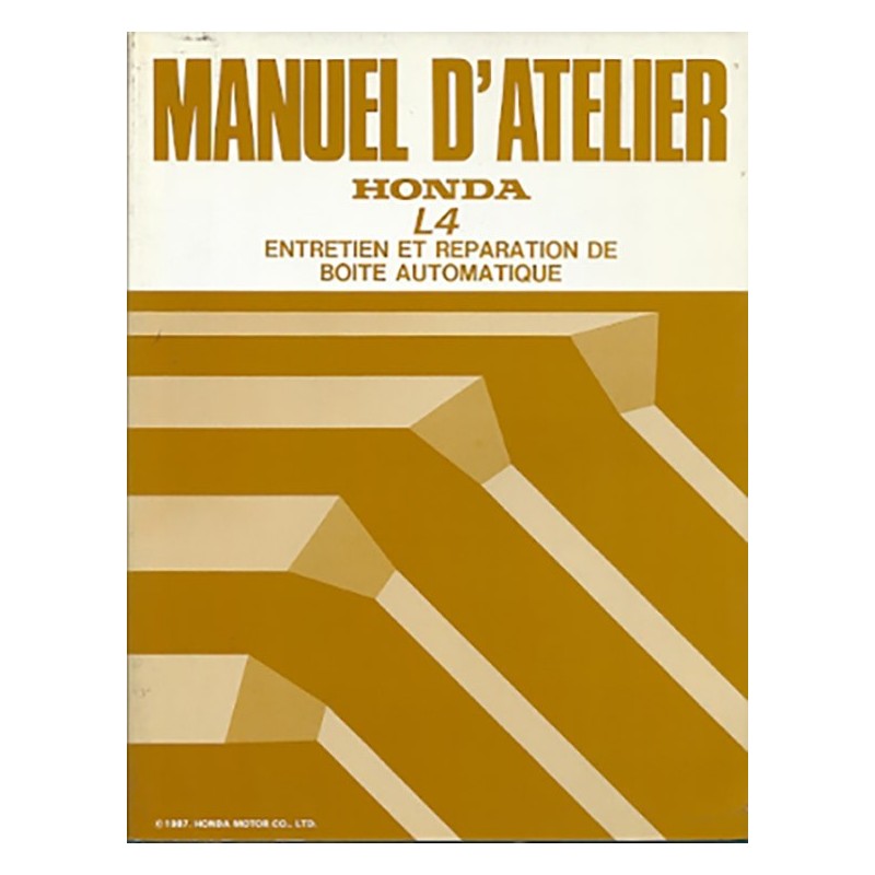 Manuel Atelier BVA Type L4