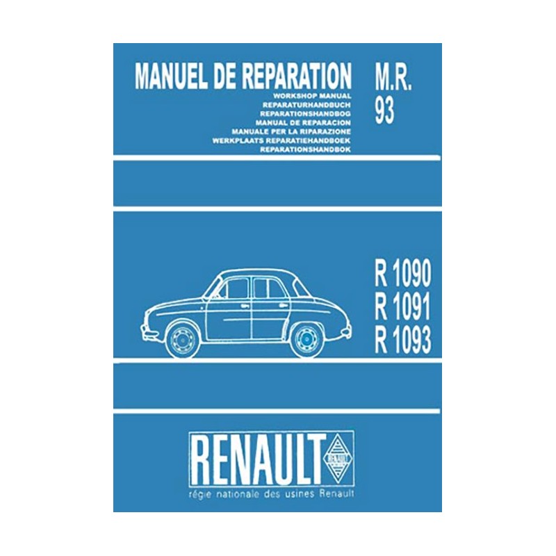 Manuel Reparation R 1090 / 91 / 93